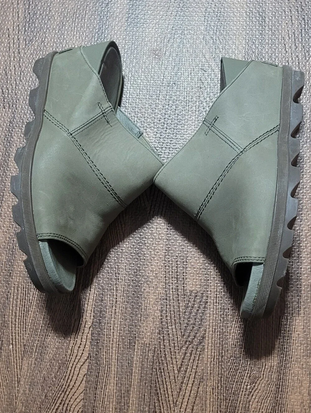 Sorel Joanie II Slide Wedge Sandals- Sage Sz 9